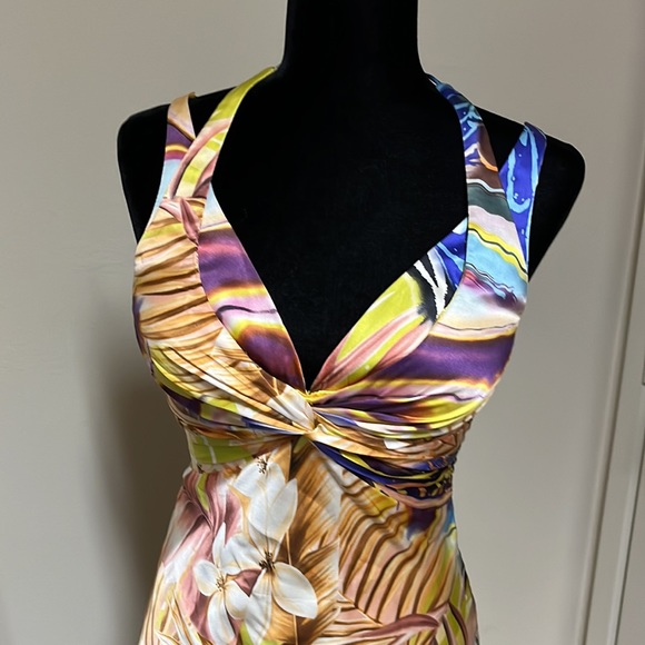 Mary L. Couture Silk Fit & Flare Silhouette. Preowned - Picture 2 of 11